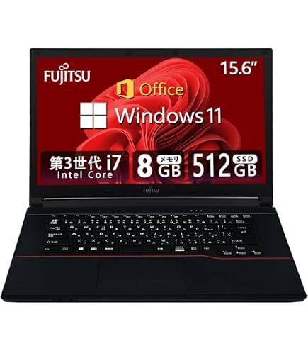 富士通 ノートPC Corei7 8GB 256GB Windows11 Amazon.co.jp: 【整備済み品】 【CPU:第3世代Core-i7】富士通 ノートPC